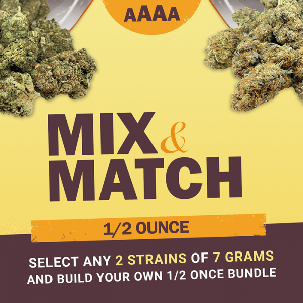 Freshly Rated Cannabis Special 1/2 Ounce Mix & Match (AAAA)