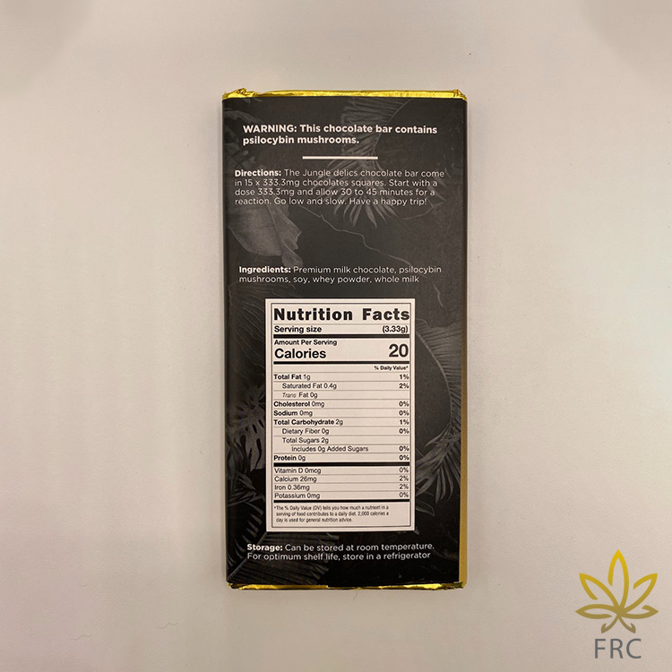 Jungle Delics- Nutritional Facts | Back Panel