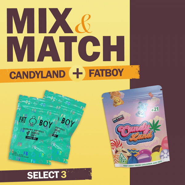 Candyland X Fat Boy Mix & Match 3 for $50