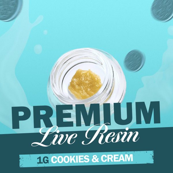 Freshly Rated Cannabis Premium Live Resin - 1g Cookies N' Cream