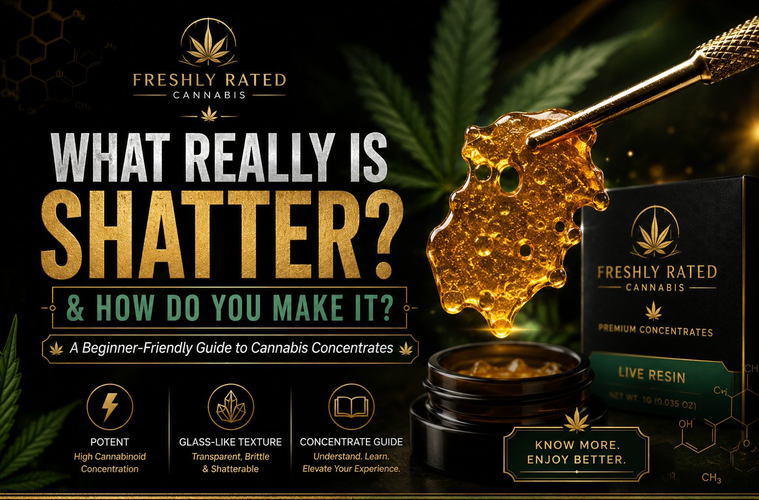 What really is shatter and how is it made cannabis concentrate guide