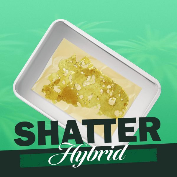Freshly Rated Cannabis Shatter - 1g Watermelon OG (Hybrid) - 1 gram