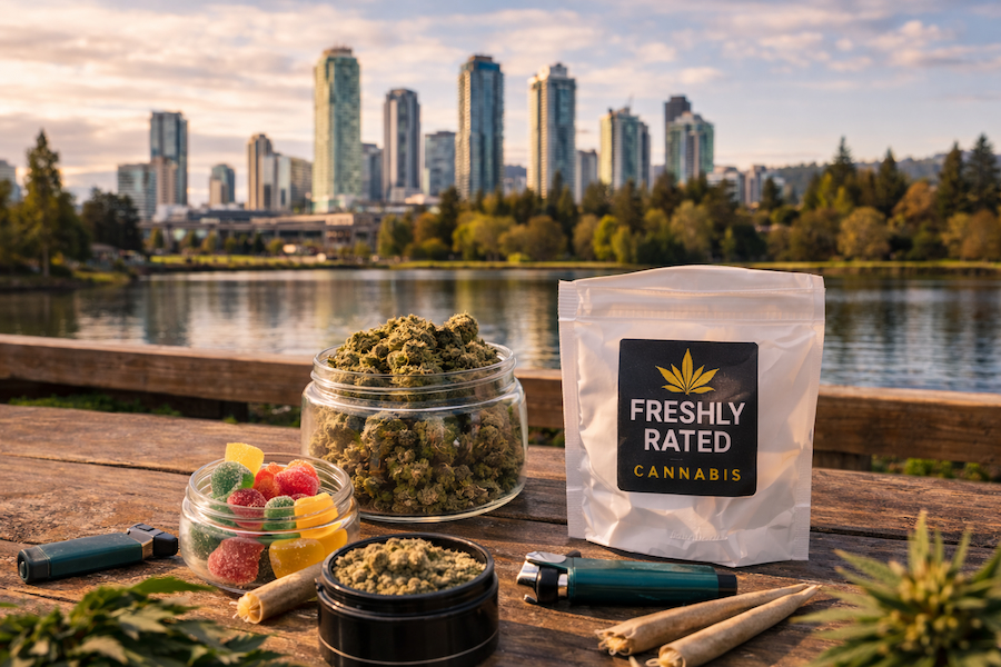 same day cannabis delivery products in Surrey British Columbia