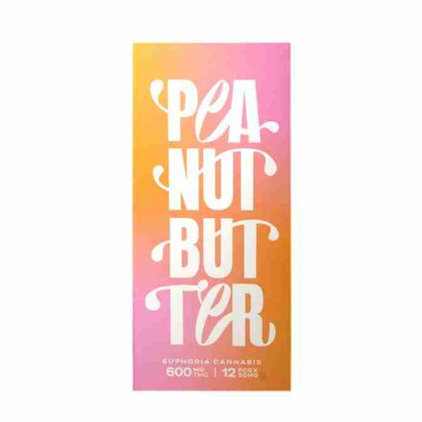 600mg THC chocolate edible peanut butter bar cannabis infused milk chocolate