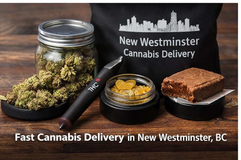 Cannabis products available for same-day delivery in New Westminster BC