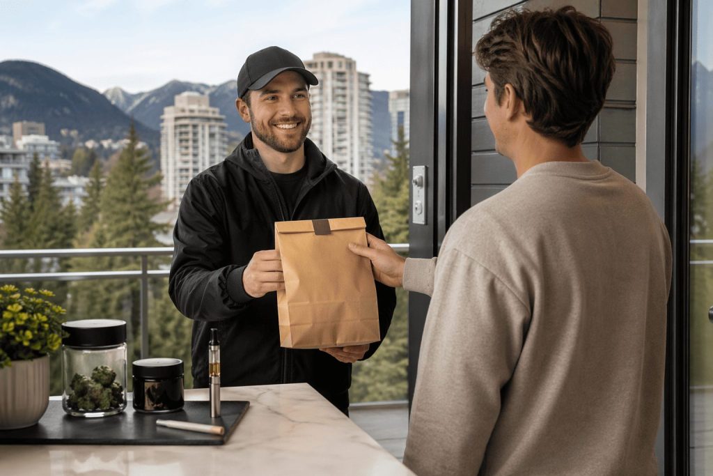North Vancouver cannabis delivery service fast discreet same day weed delivery to home