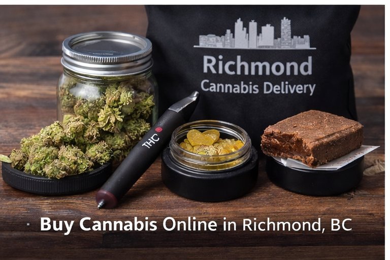 buy cannabis online Richmond BC flower concentrates edibles vape delivery