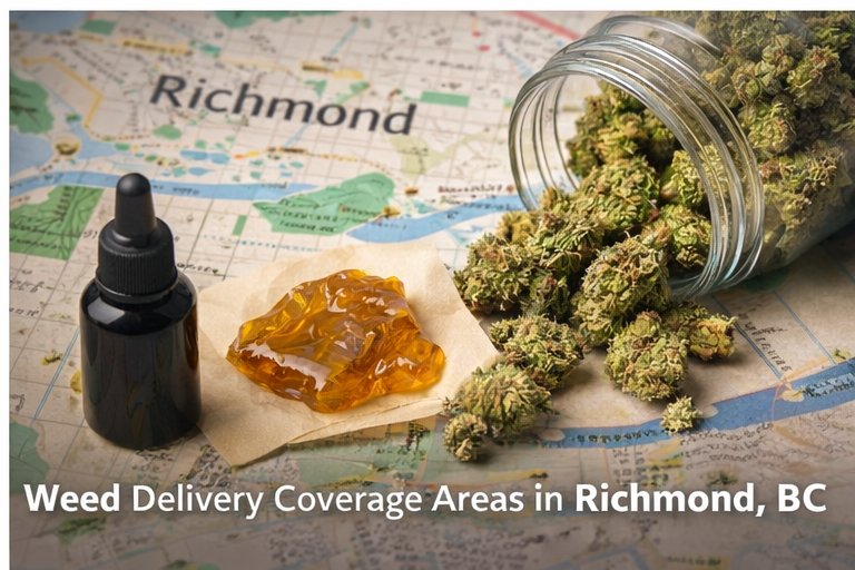 weed delivery Richmond BC coverage areas cannabis delivery zones map