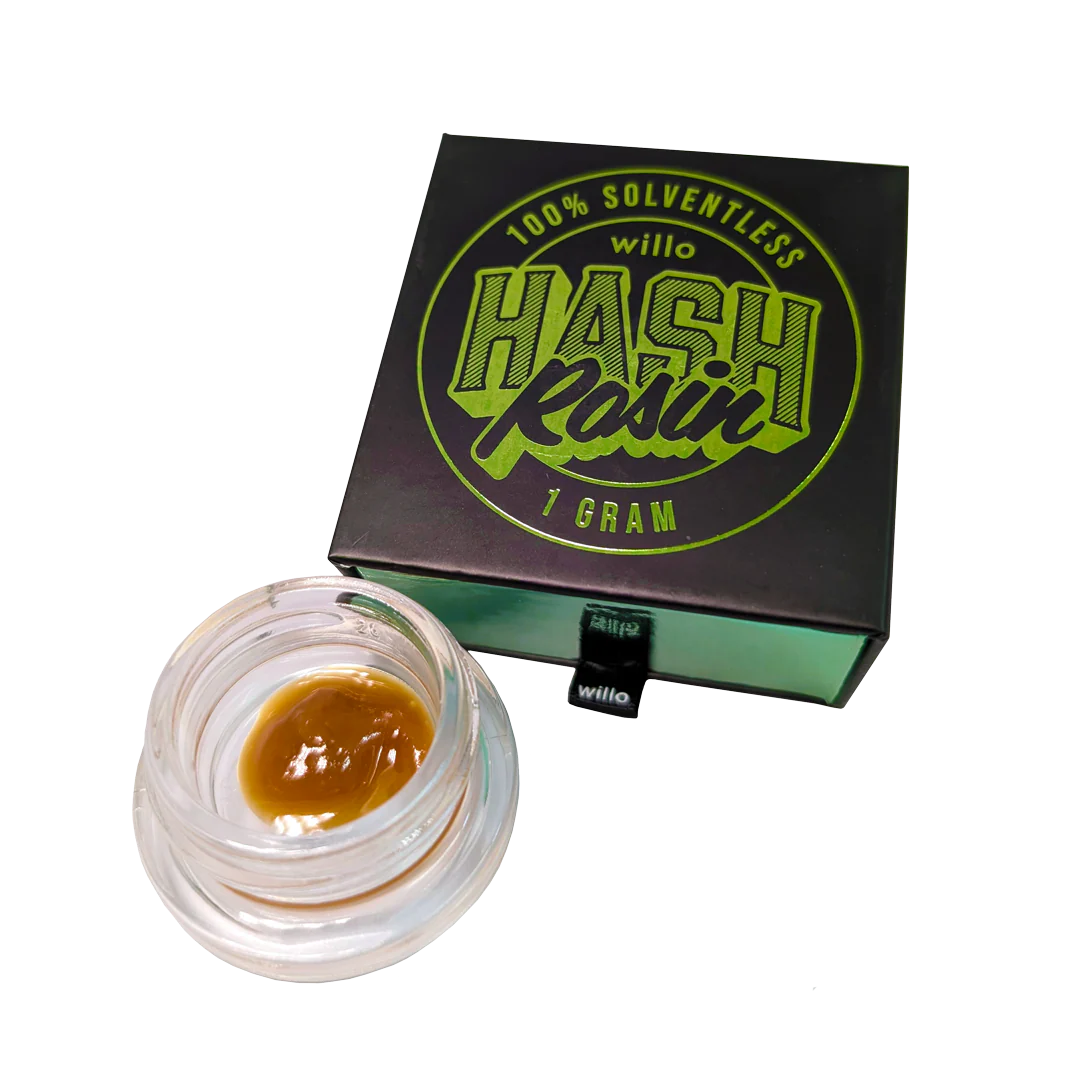 Willo Solventless Hash Rosin Concentrate 1g Willo Solventless Hash Rosin Concentrate 1g