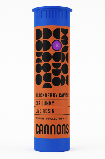 Cannons Blackberry Caviar x Cap Junky Live Resin Pre-Roll 2 x 1g