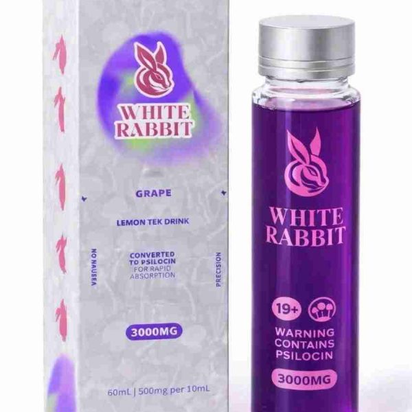 White Rabbit Mushroom Drink Grape 3000mg 60ml bottle