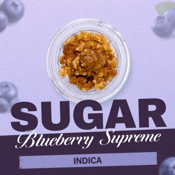 Blueberry Supreme Sugar indica cannabis concentrate