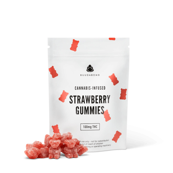 Buddabomb 100mg THC Gummies 10 cannabis-infused gummies