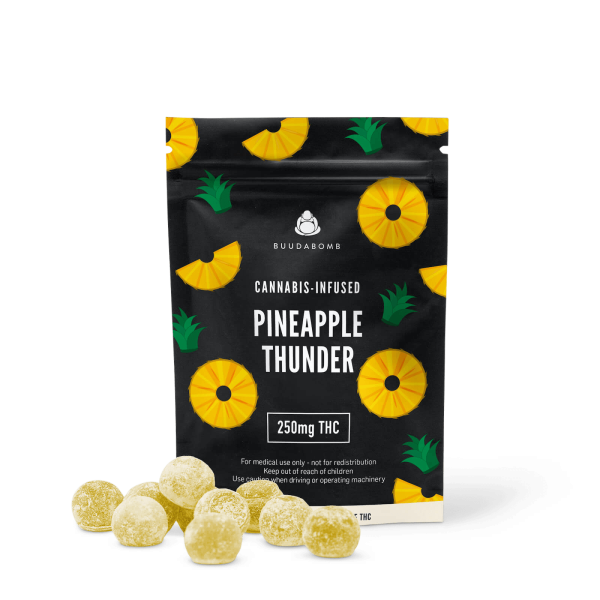 Buddabomb 250mg THC Gummies 10 cannabis-infused gummies