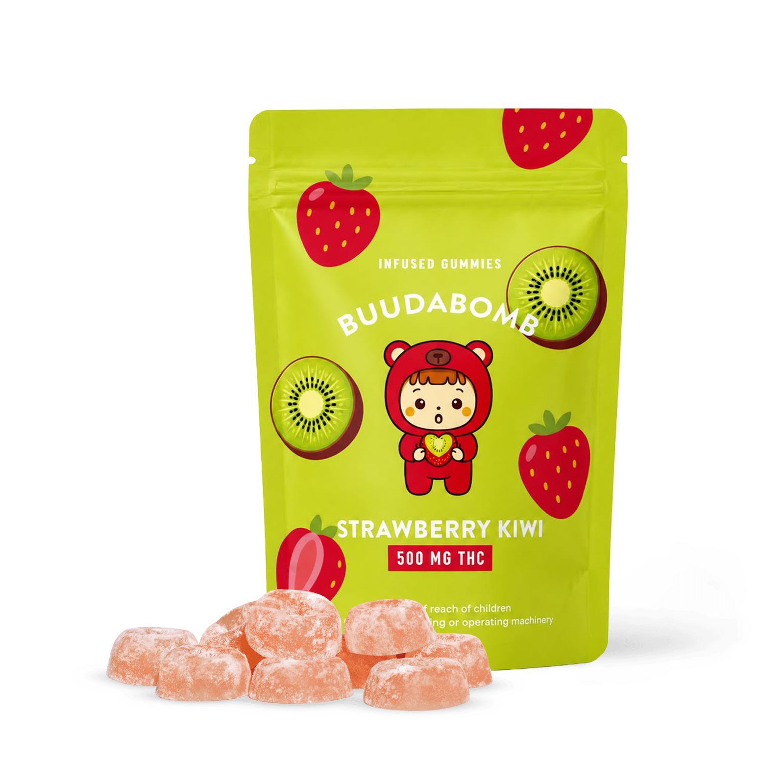 Buddabomb 500mg THC Gummies – 10 Pack Buddabomb 500mg THC Gummies 10 cannabis-infused gummies