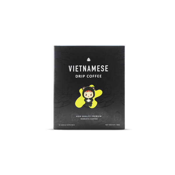 CBD Vietnamese Drip Coffee 100mg CBD 10 single-serve packs